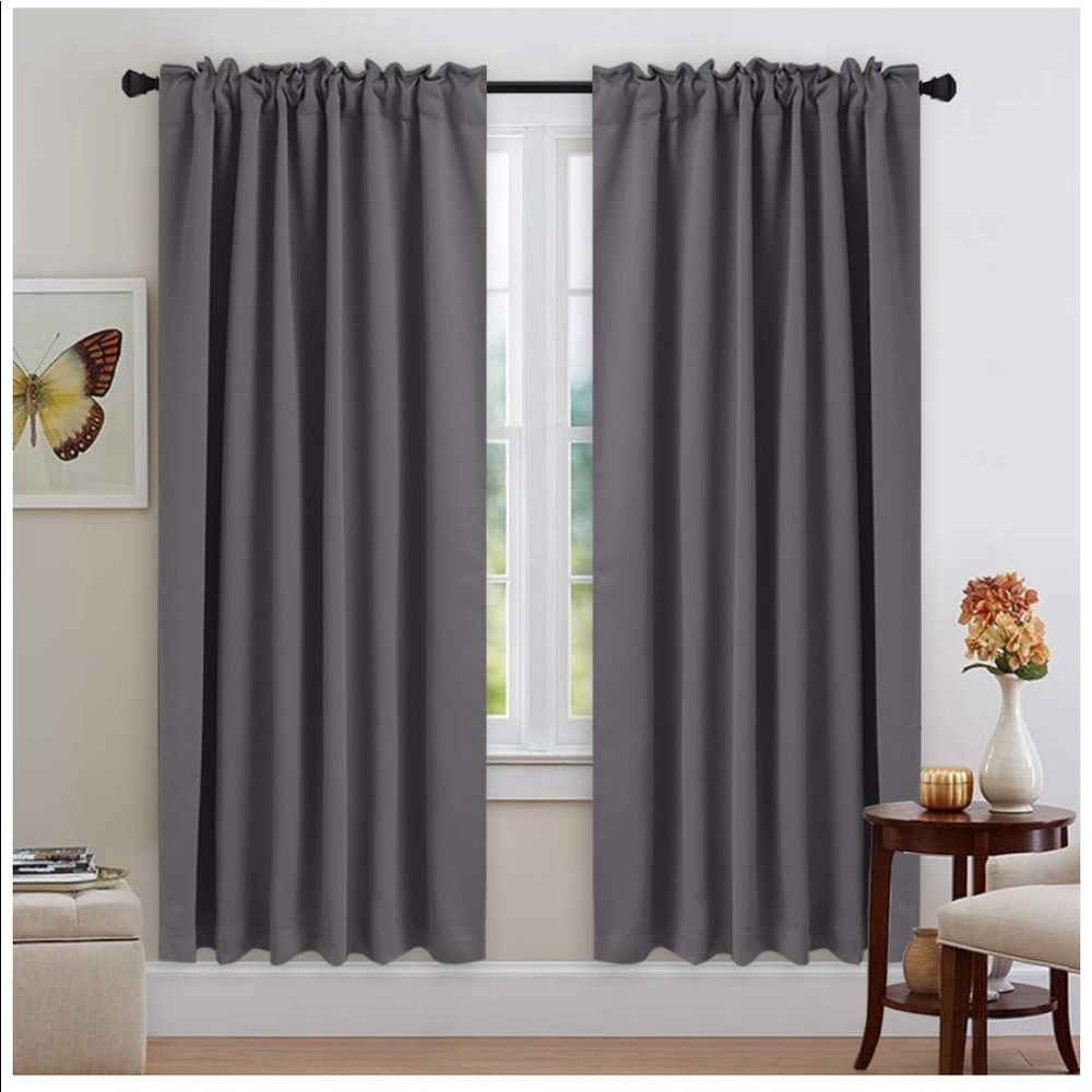 Grey Blackout Curtains